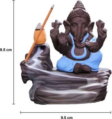 Handcrafted Ganesha Backflow Incense Holder