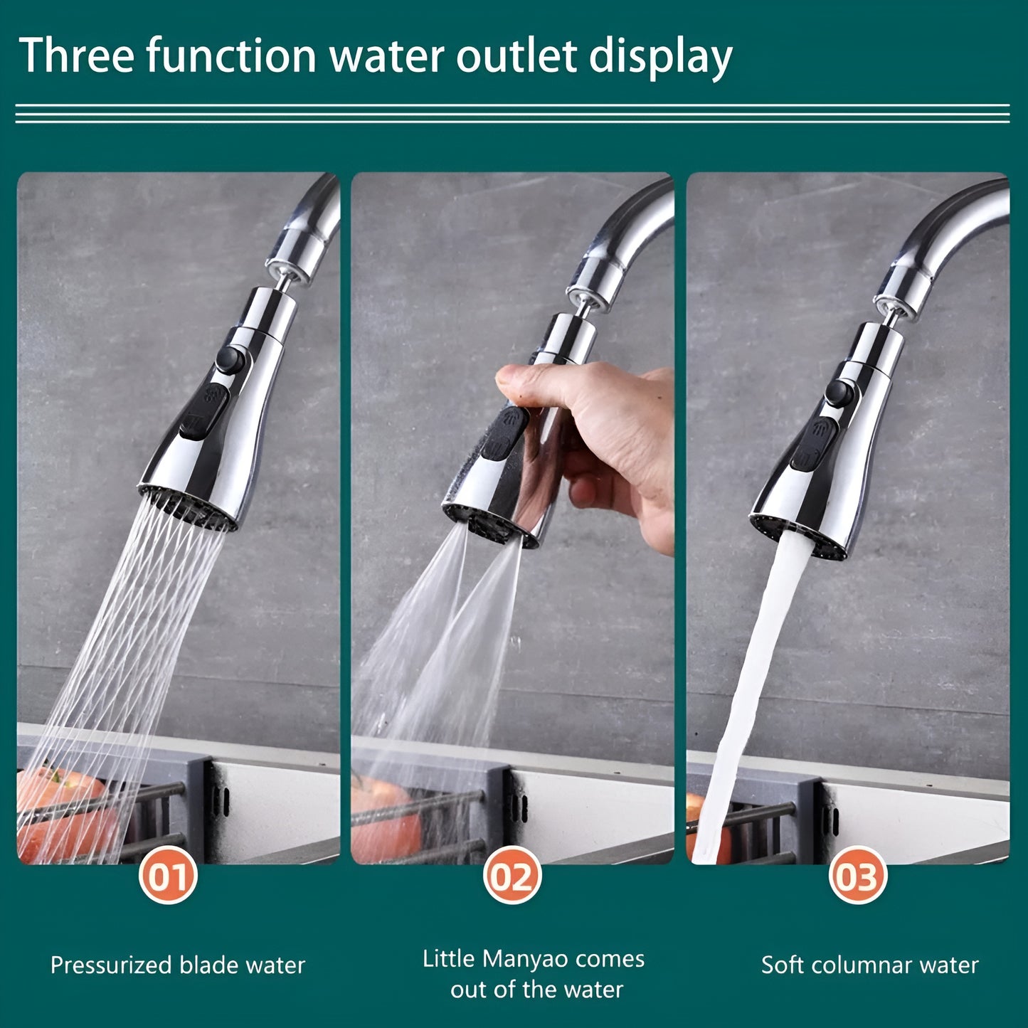 HydroStream 3-in-1