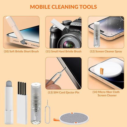20-in-1 Cleaner Kit for Airpods, Leairot Cleaning Kit
