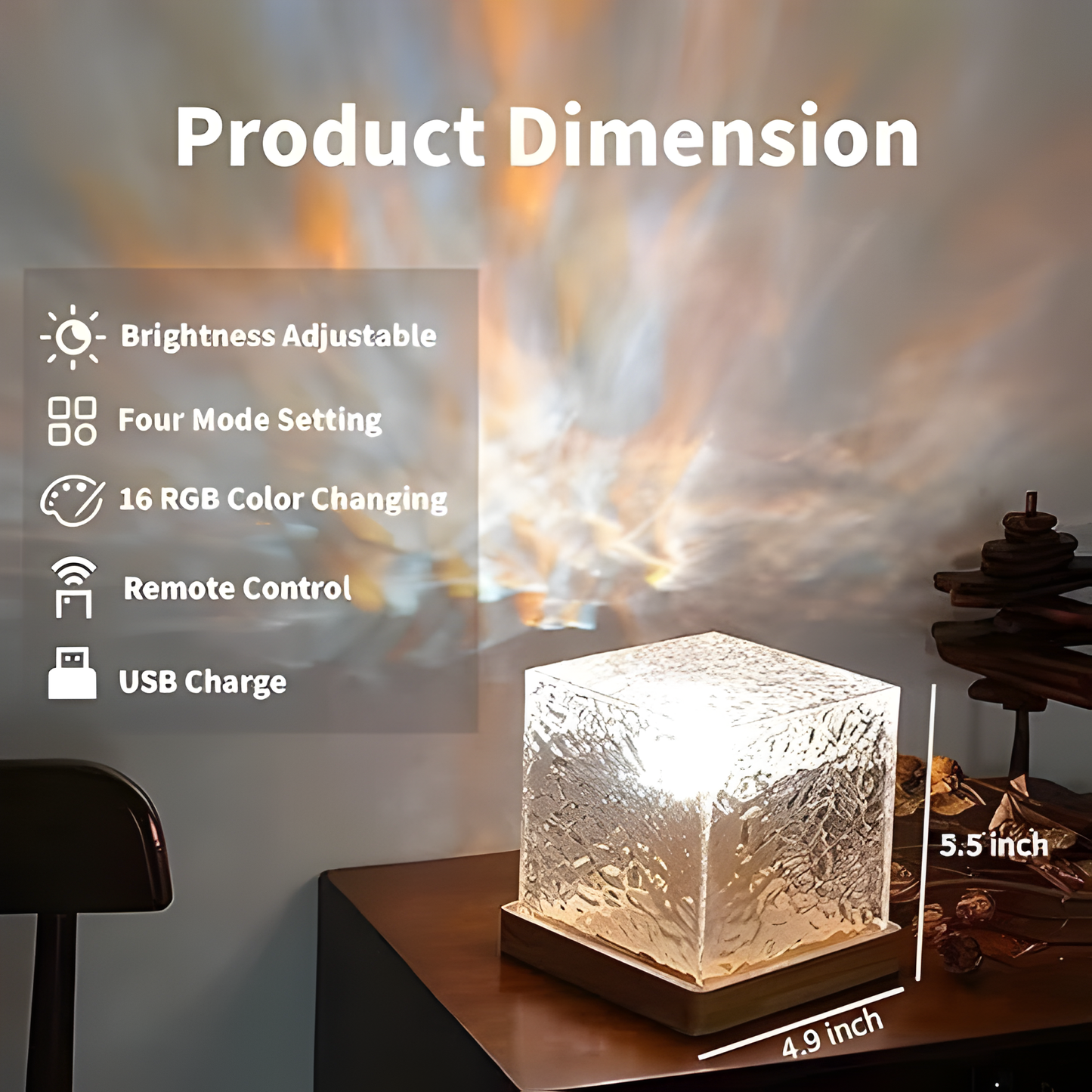 Aqua Glow Aura Lamp