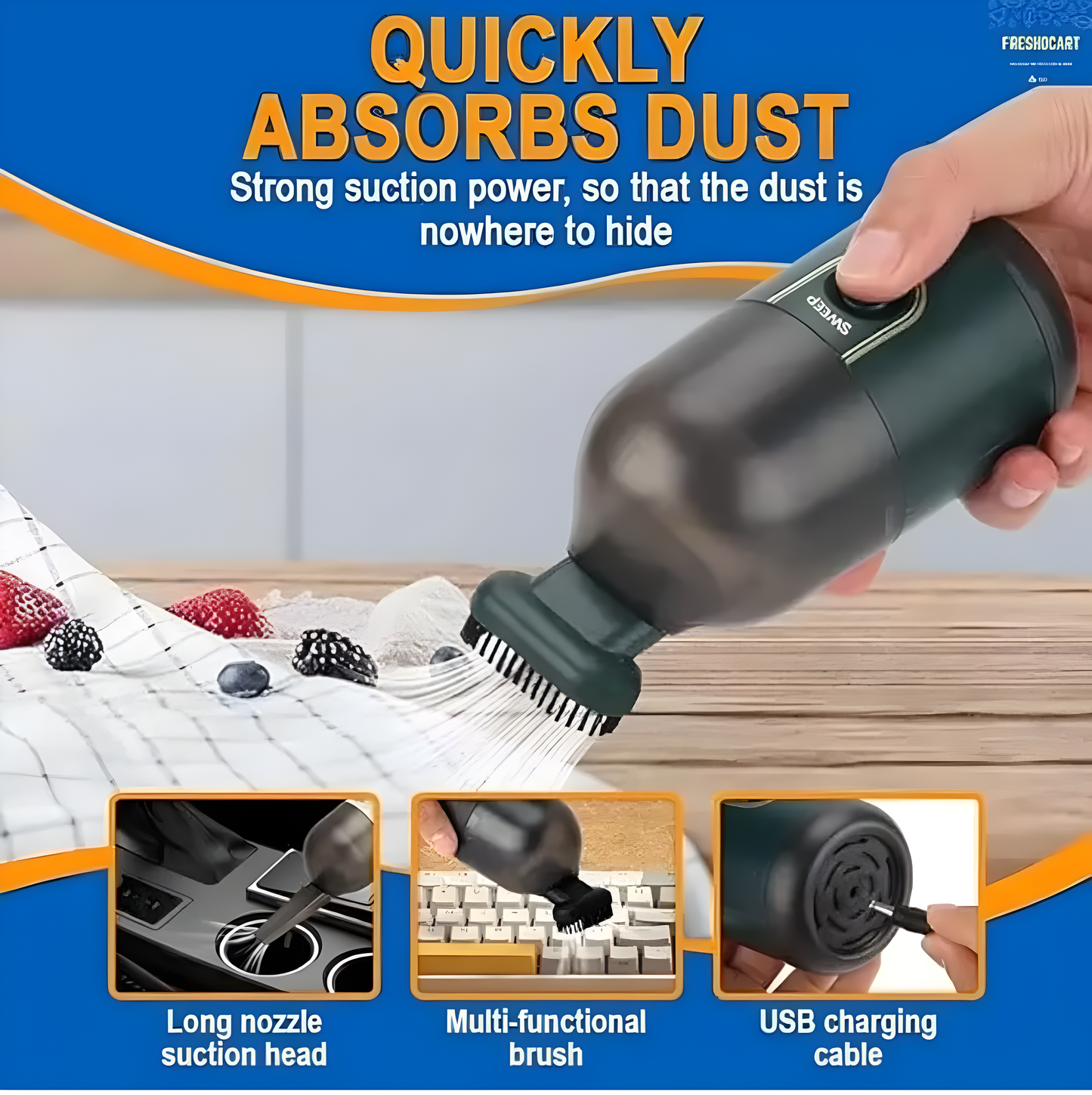 USB Mini Table Vacuum Cleaner